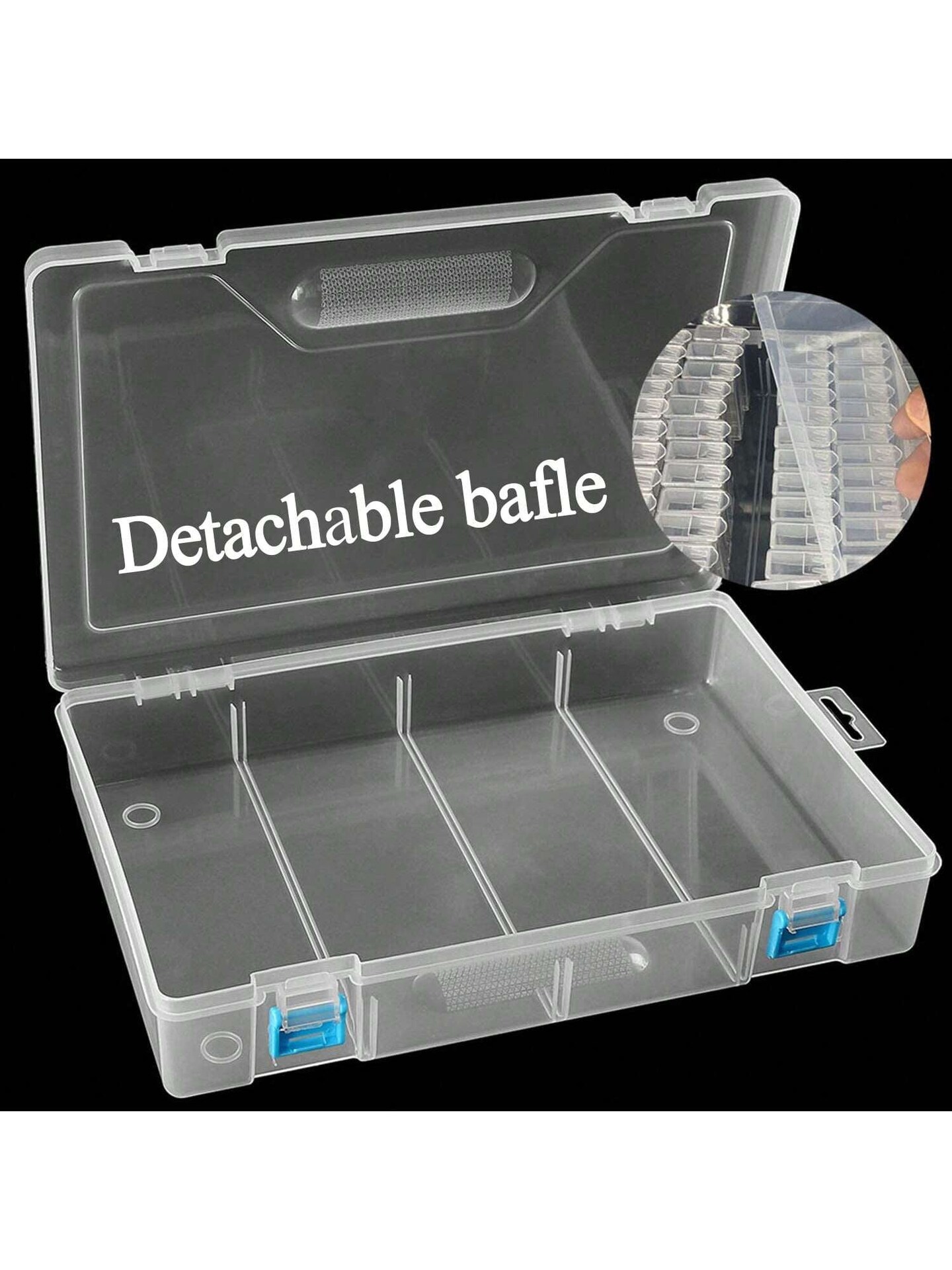 ARTDOT Portable Diamond Art Storage Containers - 64 Grid Organizer
