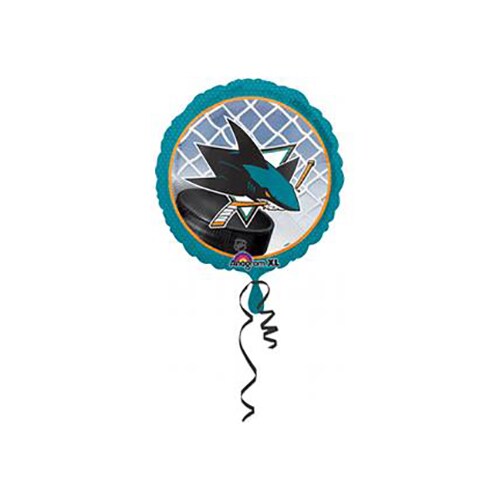 18&#x22; San Jose Sharks Flat Foil Balloon