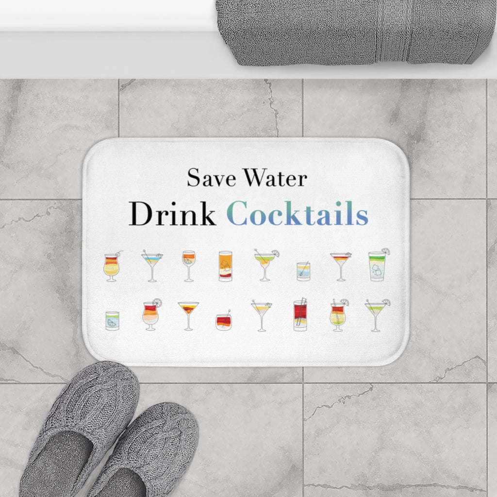 Drink Cocktail Bath Mat Home Accents