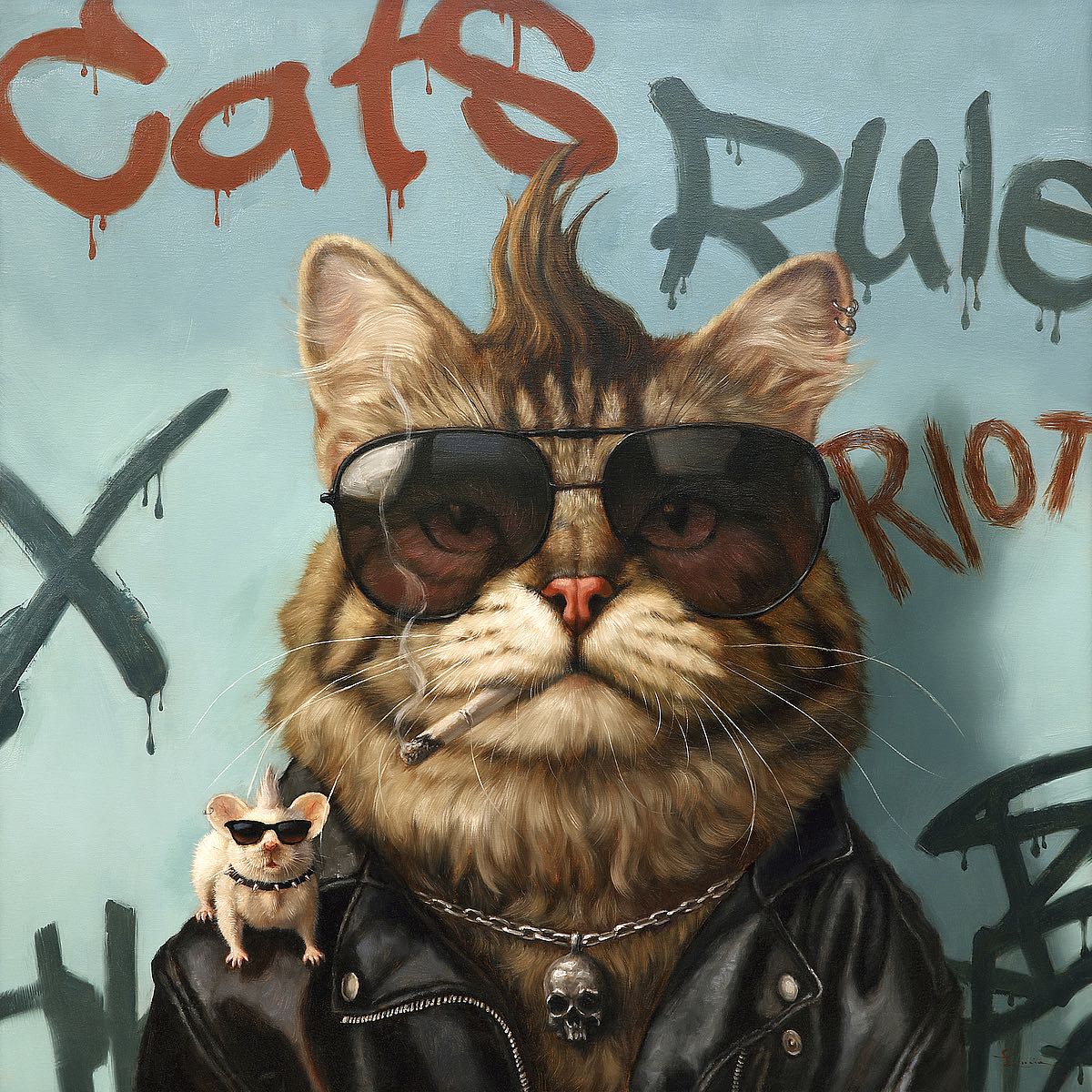 Bad Cat - Art Print | MakerPlace by Michaels