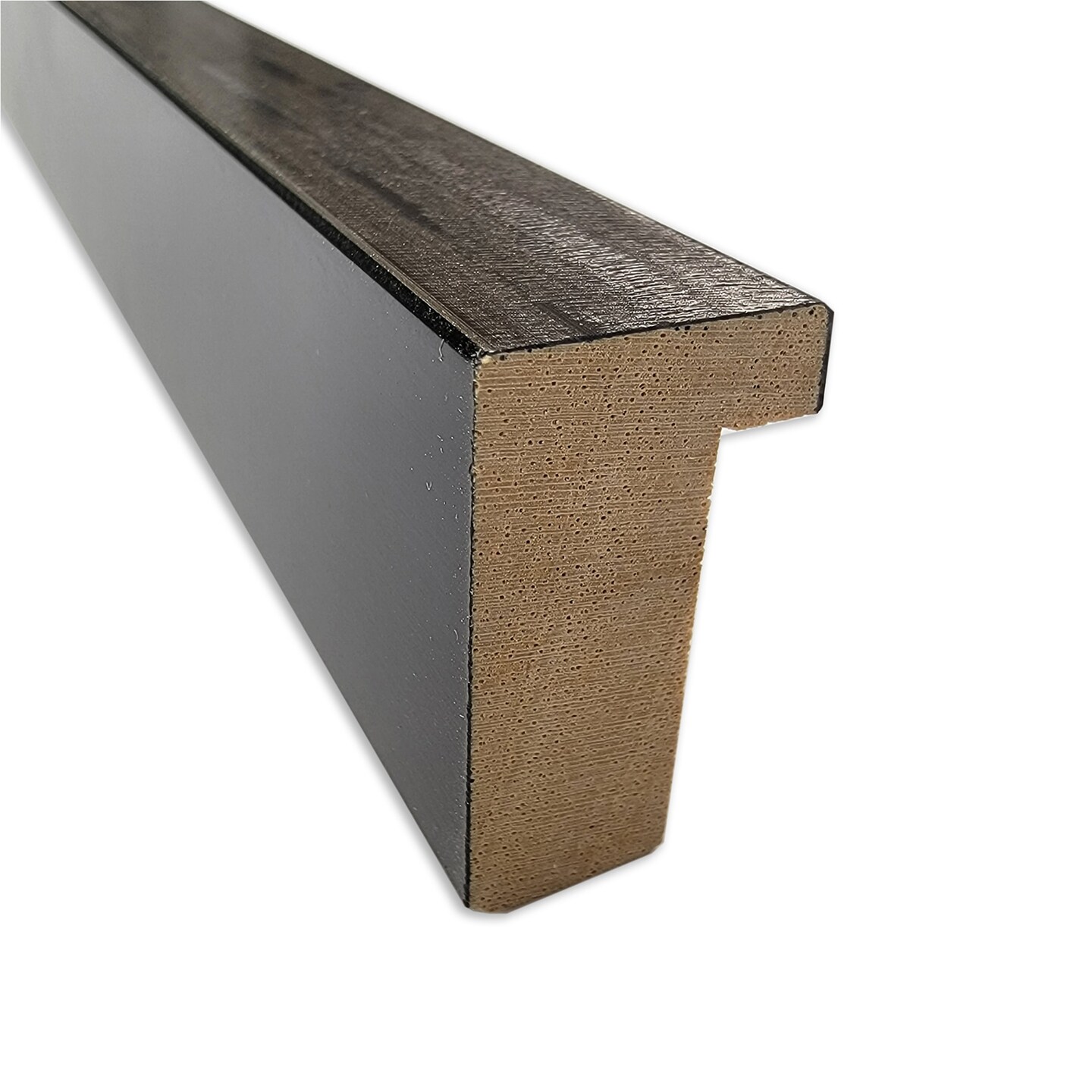 Imprint Wood Framed Corkboard, Grey Cork