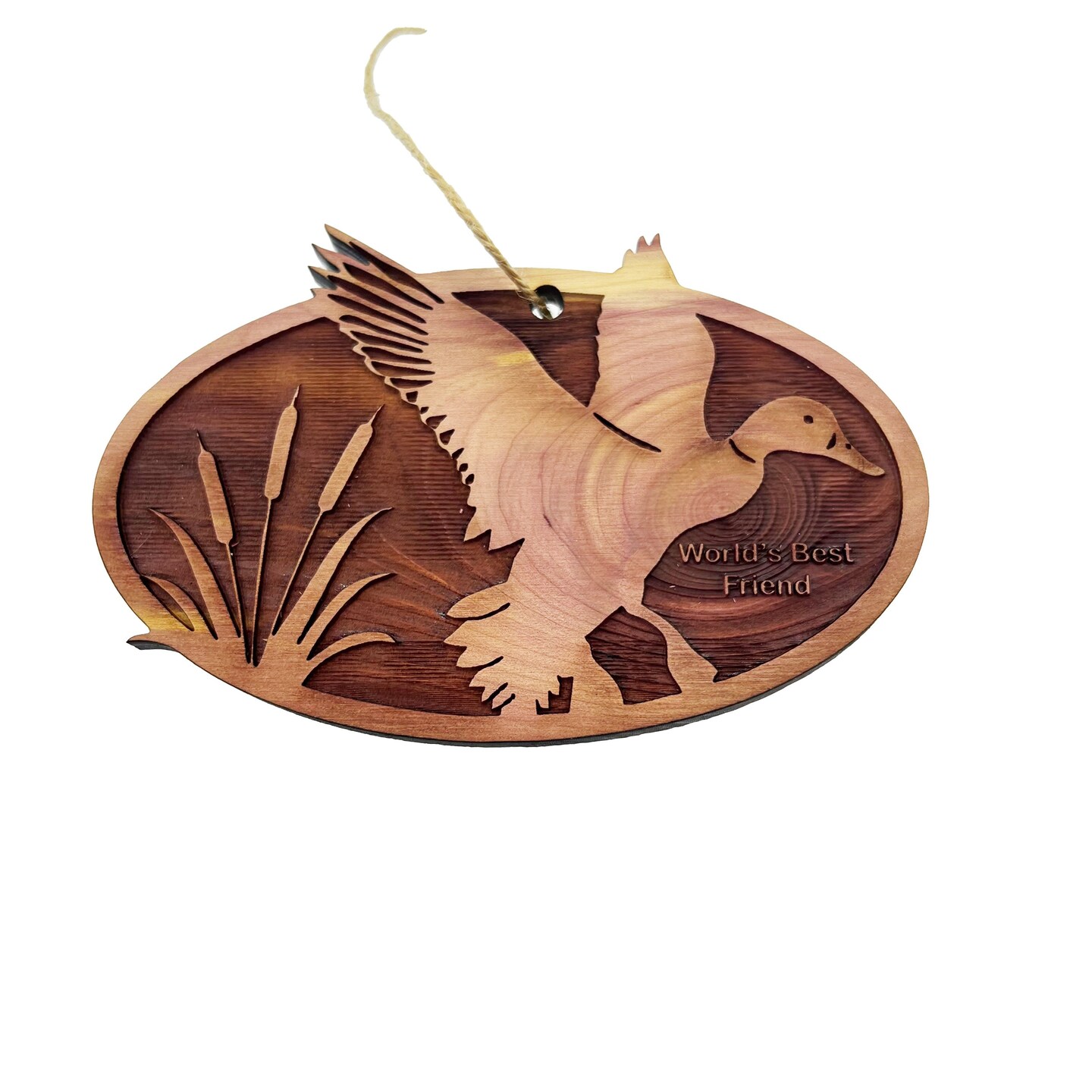 Flying Duck - Cedar Ornament Flying Duck - Cedar Ornament