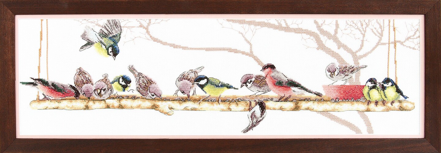 Cross-stitch kit &#x22;Festival of birds&#x22;