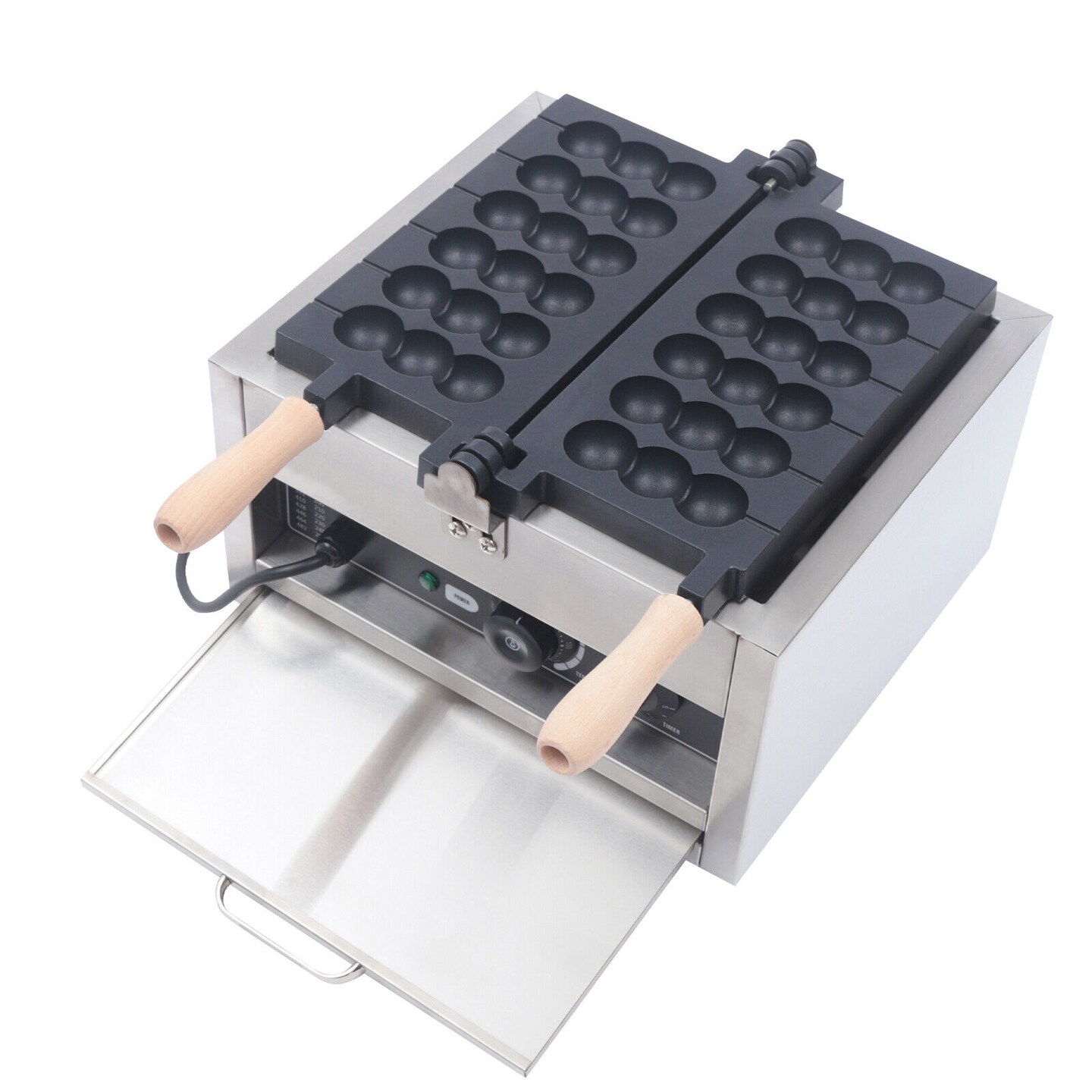 Kitcheniva 6 Grids Non Stick Electric Waffle Pancake Maker Machine
