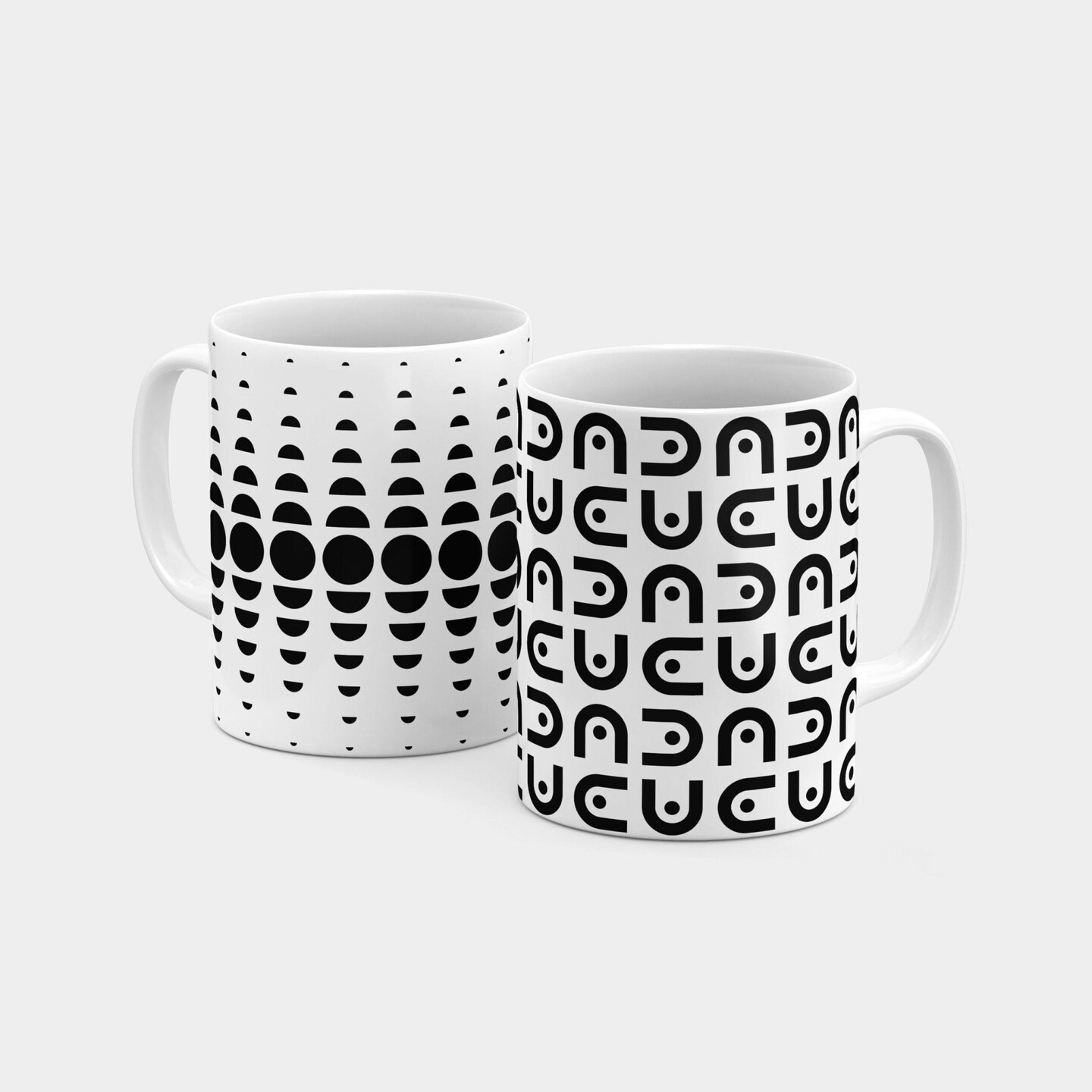 Mnml Moon Phase Pattern 11 Oz Mug