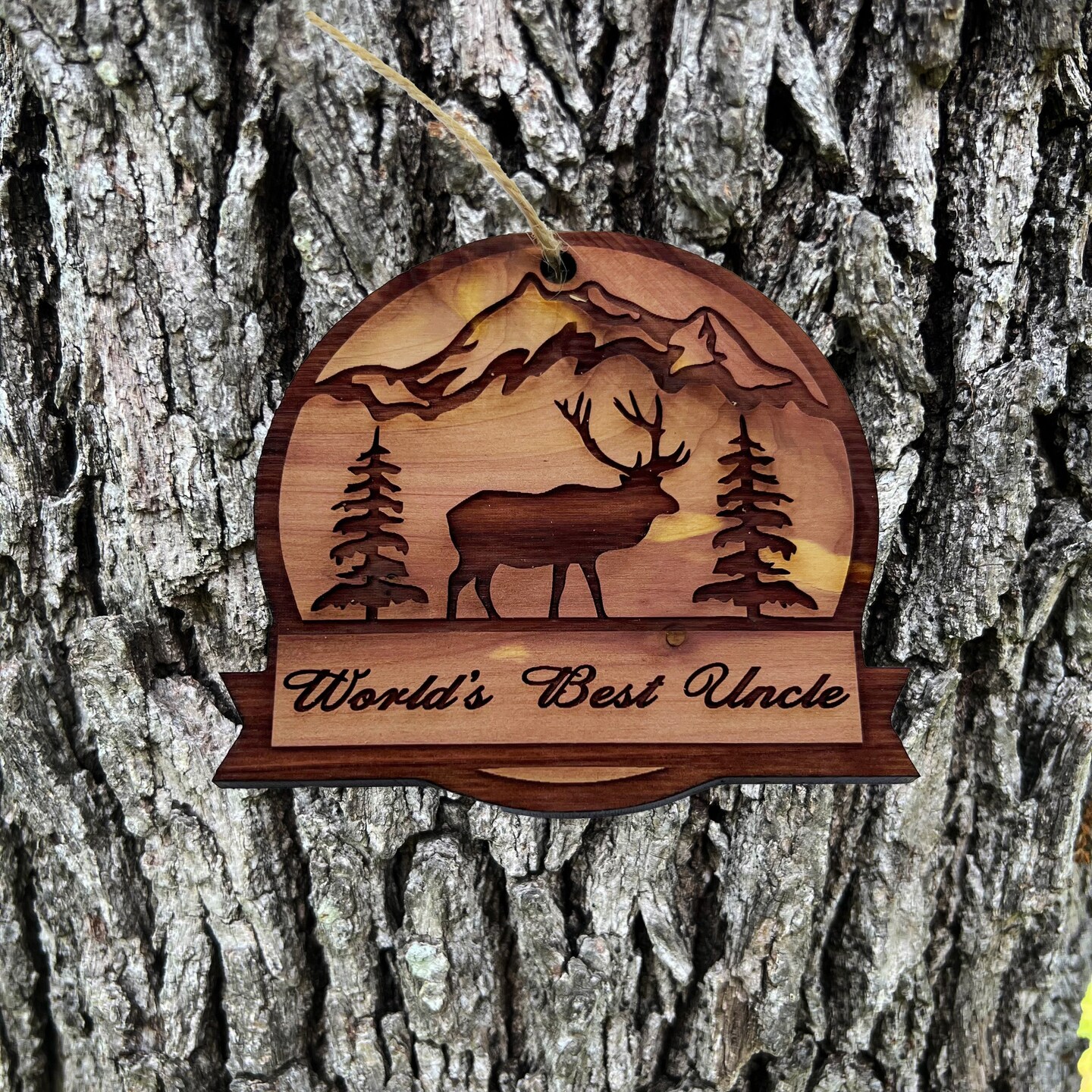 Worlds most Awesome Uncle - Ornament