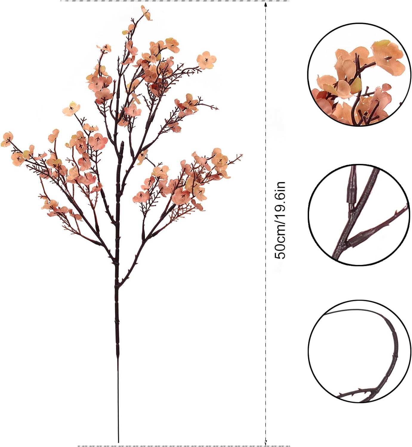 6 Bundles Baby&#x27;s Breath: UV Resistant Faux Silk Bouquets