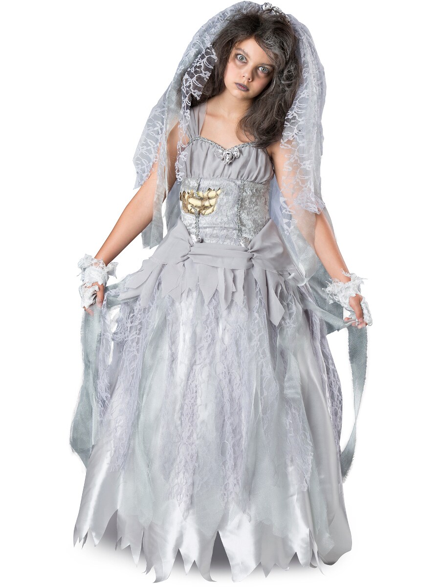 Undead Zombie Altar Bride Girl&#x27;s Costume