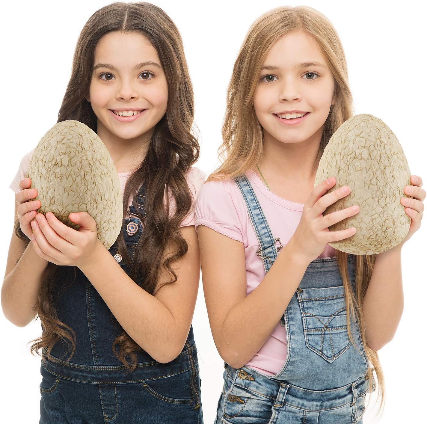 Jumbo Dino Egg Easter Activity - Unearth 12 Unique Large Surprise Dinosaurs in One Giant Filled Egg - Discover Dinosaur Archaeology Science STEM Crafts - Dinosaur Toys Easter Gifts for Boys & Girls