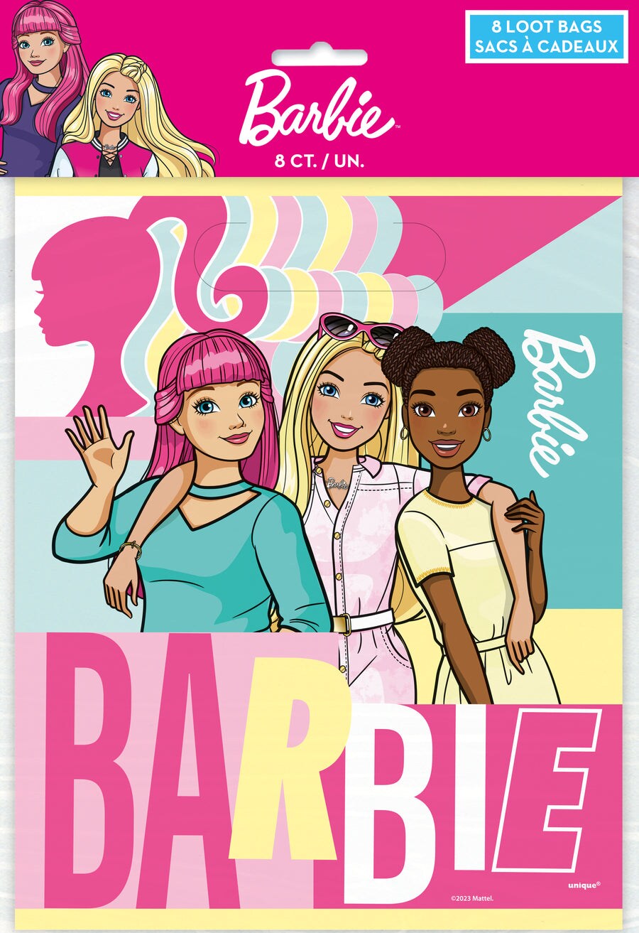 Barbie Loot Bags, 8ct