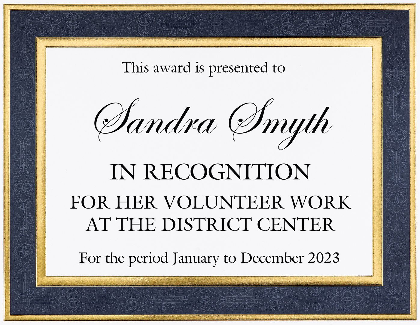 Great Papers! Certificates with Gold Foil, Navy Frame Certificate, 8.5&#x22; x 11&#x22;, Printer Compatible, 15 Count