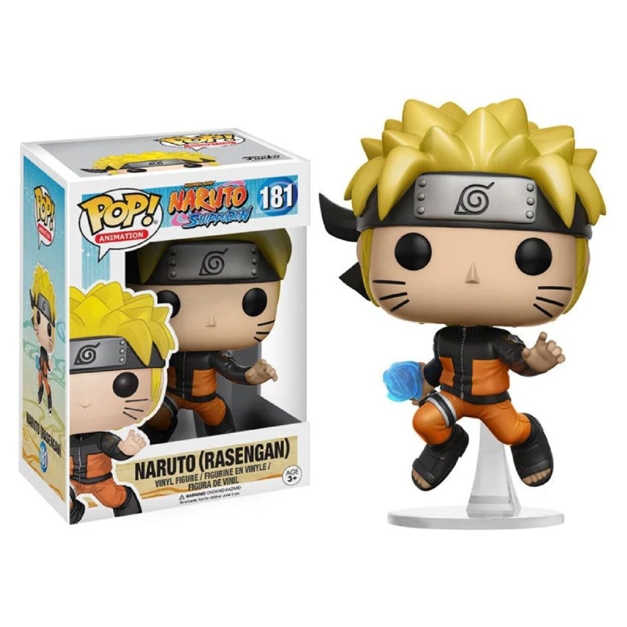 Naruto Rasengan Funko Pop Vinyl Figure 375 Inch Animation Collectible Toy