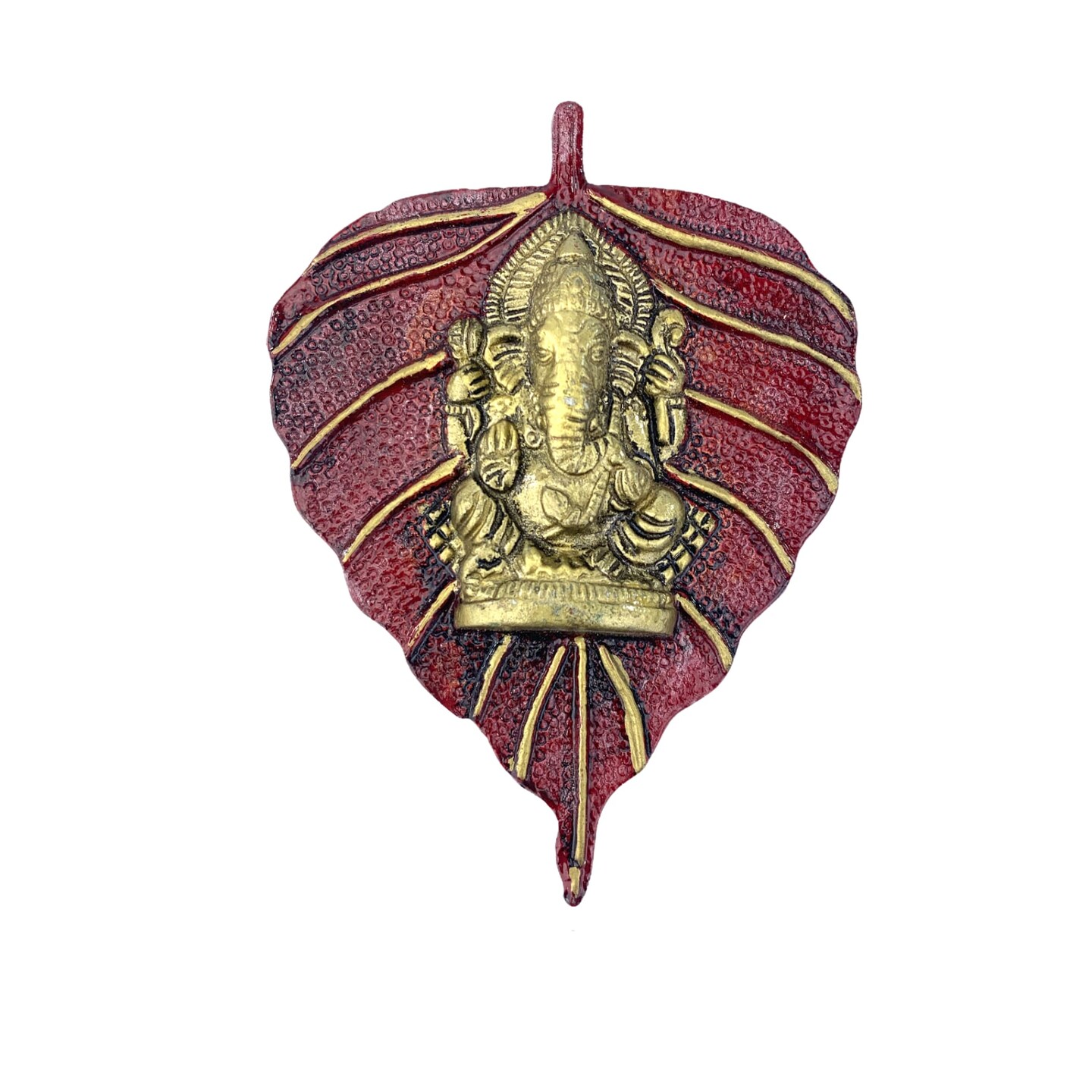 Leaf Ganesha Return Gift, Diwali Navrathri Decoration, Ganesh Wall Decor,housewarming Gift,indian Wedding, Pooja Puja Favor, Idol Statues, Feng Shui