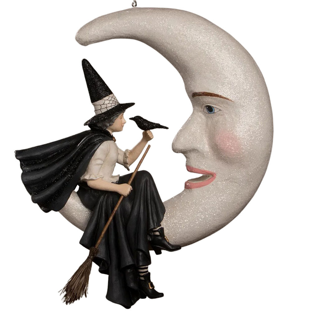 Bewitching Moon Witch Large Ornament 20&#x22;