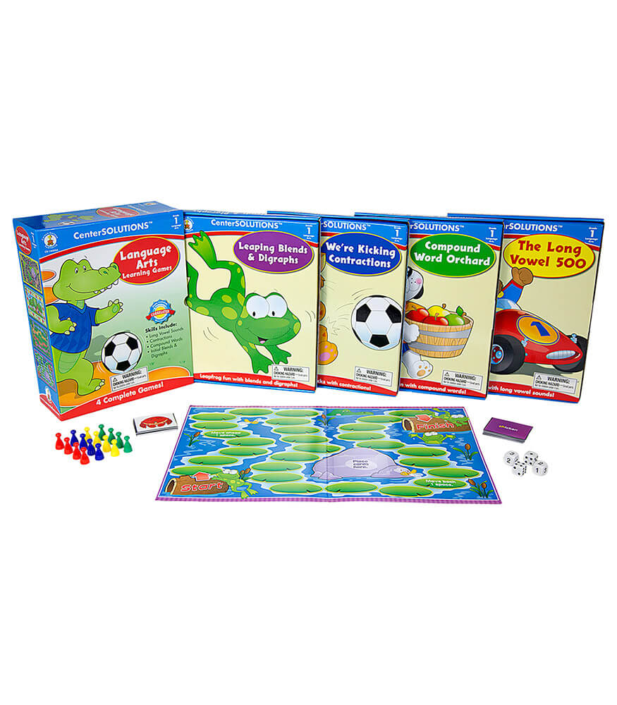 Carson Dellosa Language Arts Learning Games, Grade 1