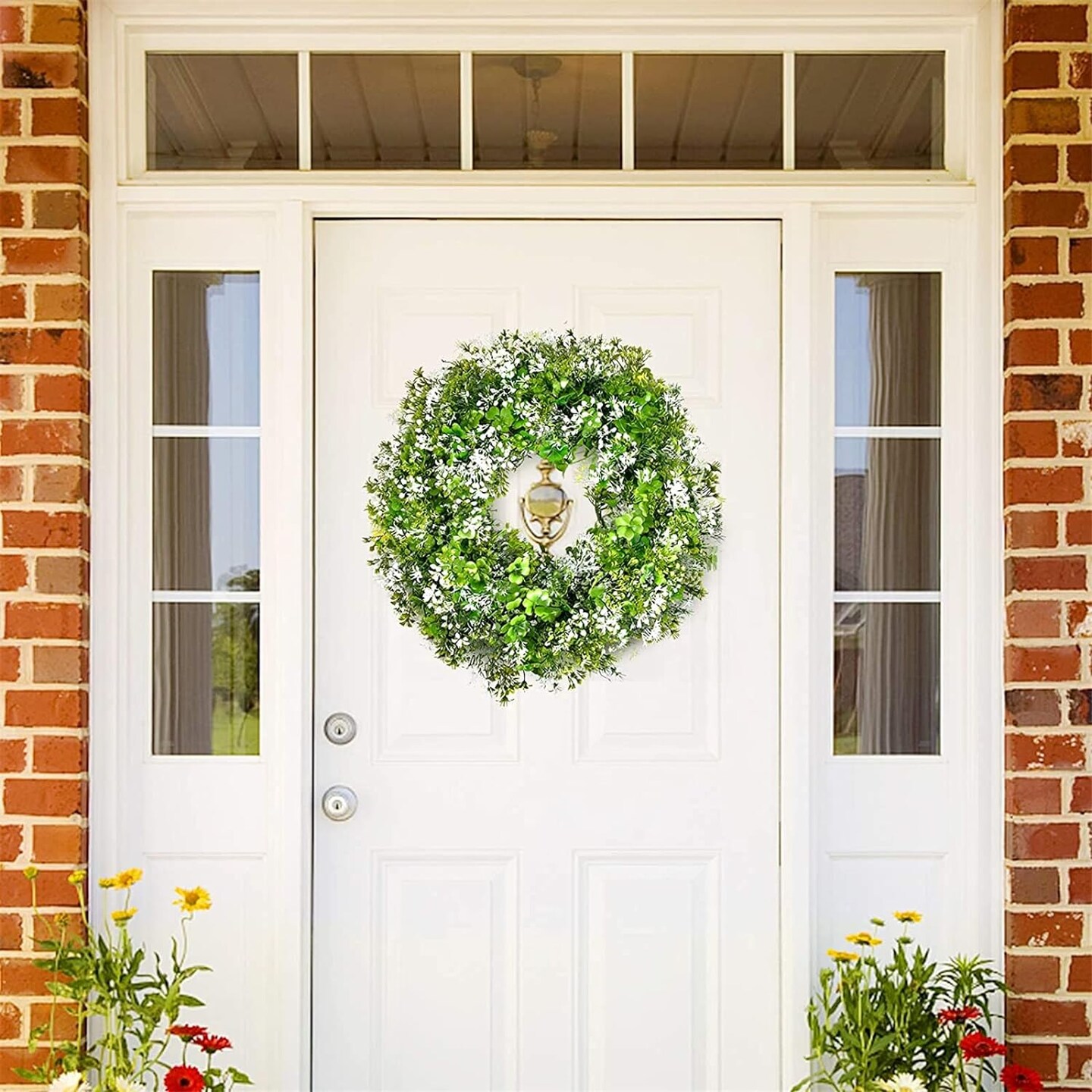St Patrick&#x27;s Day Artificial Clover Wreath