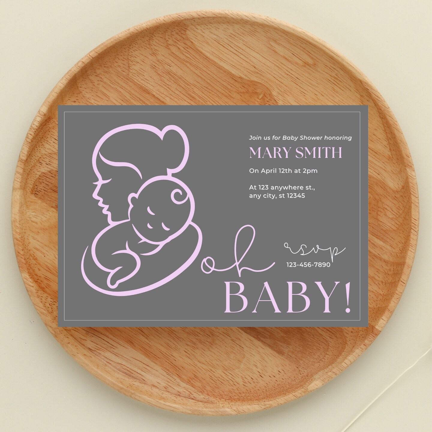 Baby Shower Invitation,  Digital,  Printable,  Editable,  or Have It Personalized For You product 3