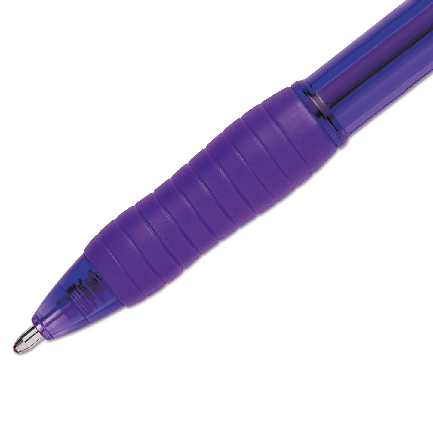 Papermate Profile Retractable Ballpoint Pen, Bold 1.4mm, Purple Ink/Barrel, Dozen