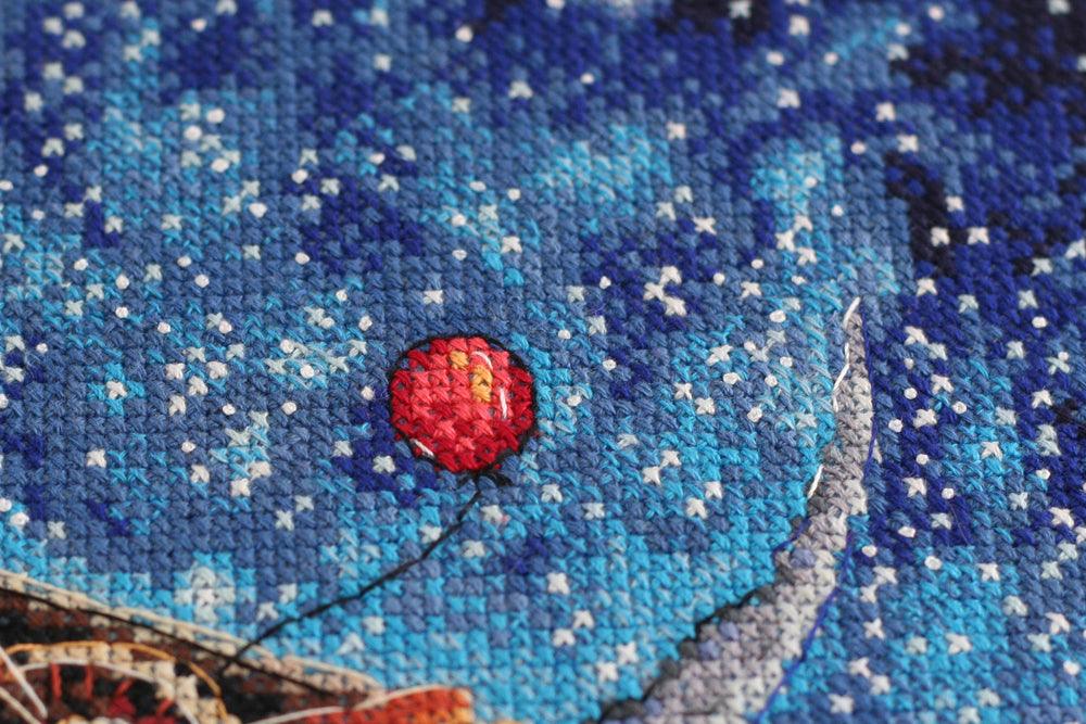 Cross-stitch kit Above the clouds
