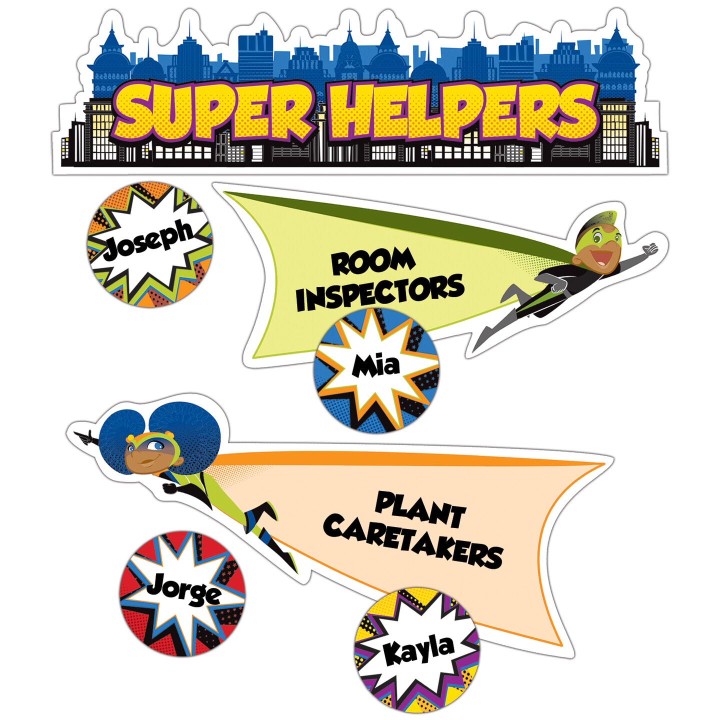 Carson Dellosa Super Power Super Helpers Bulletin Board Set Michaels