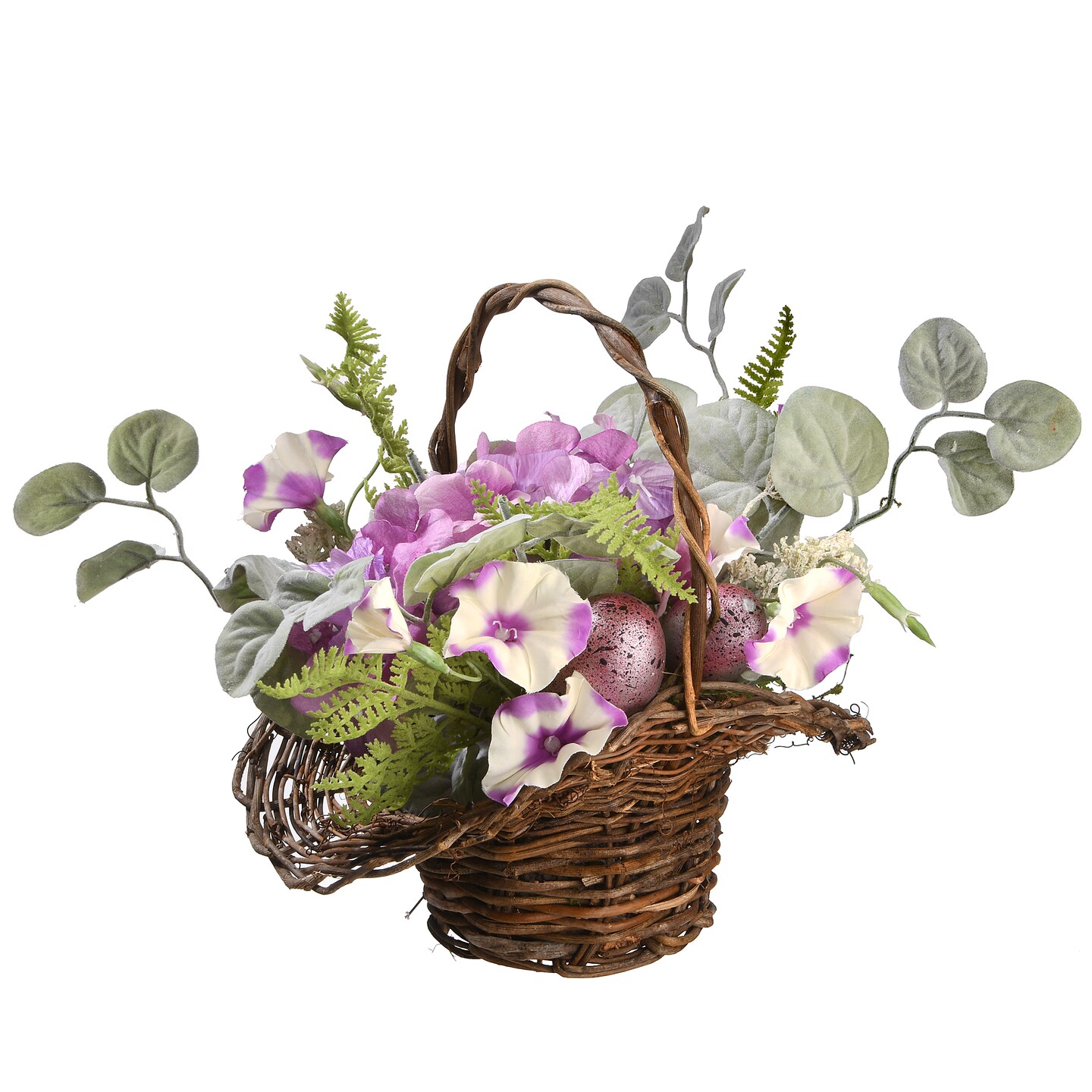 16&#x22; Spring Decorated Basket