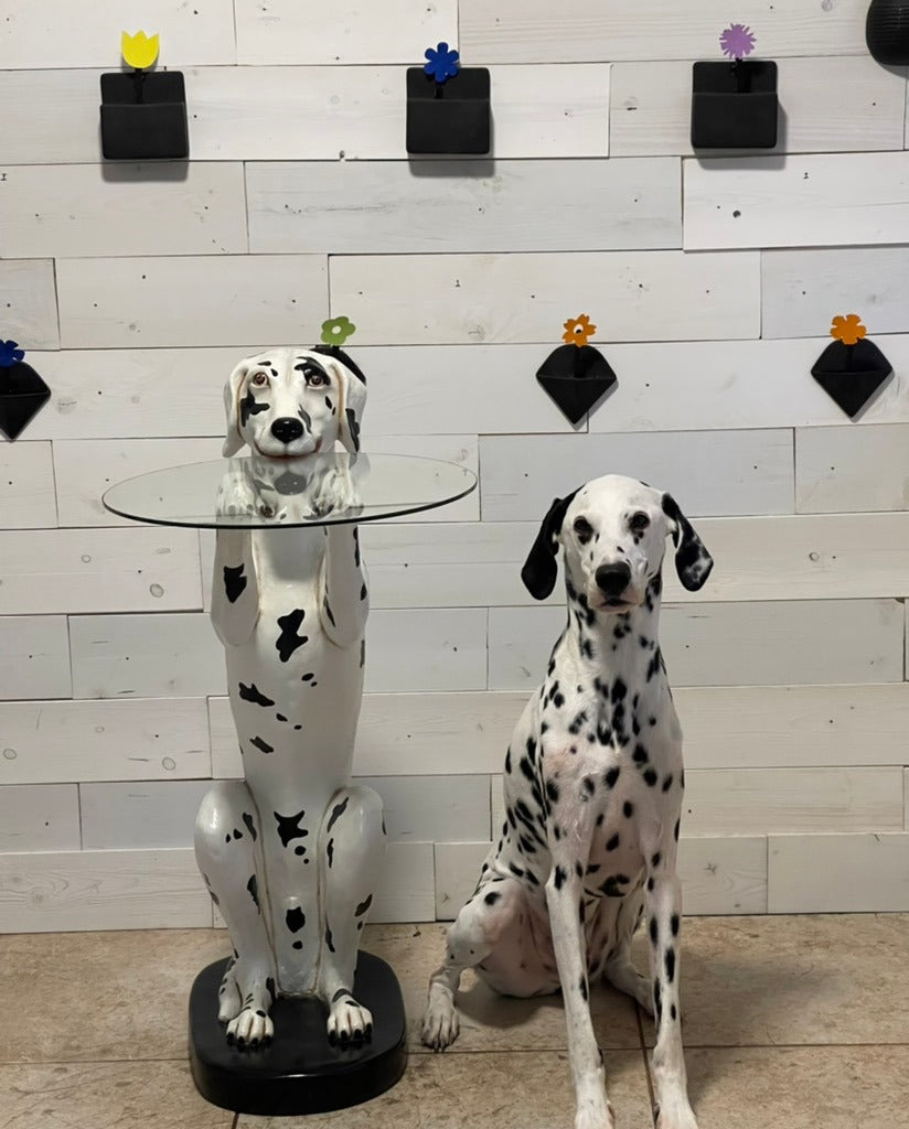 Dalmatian Butler Life Size Statue