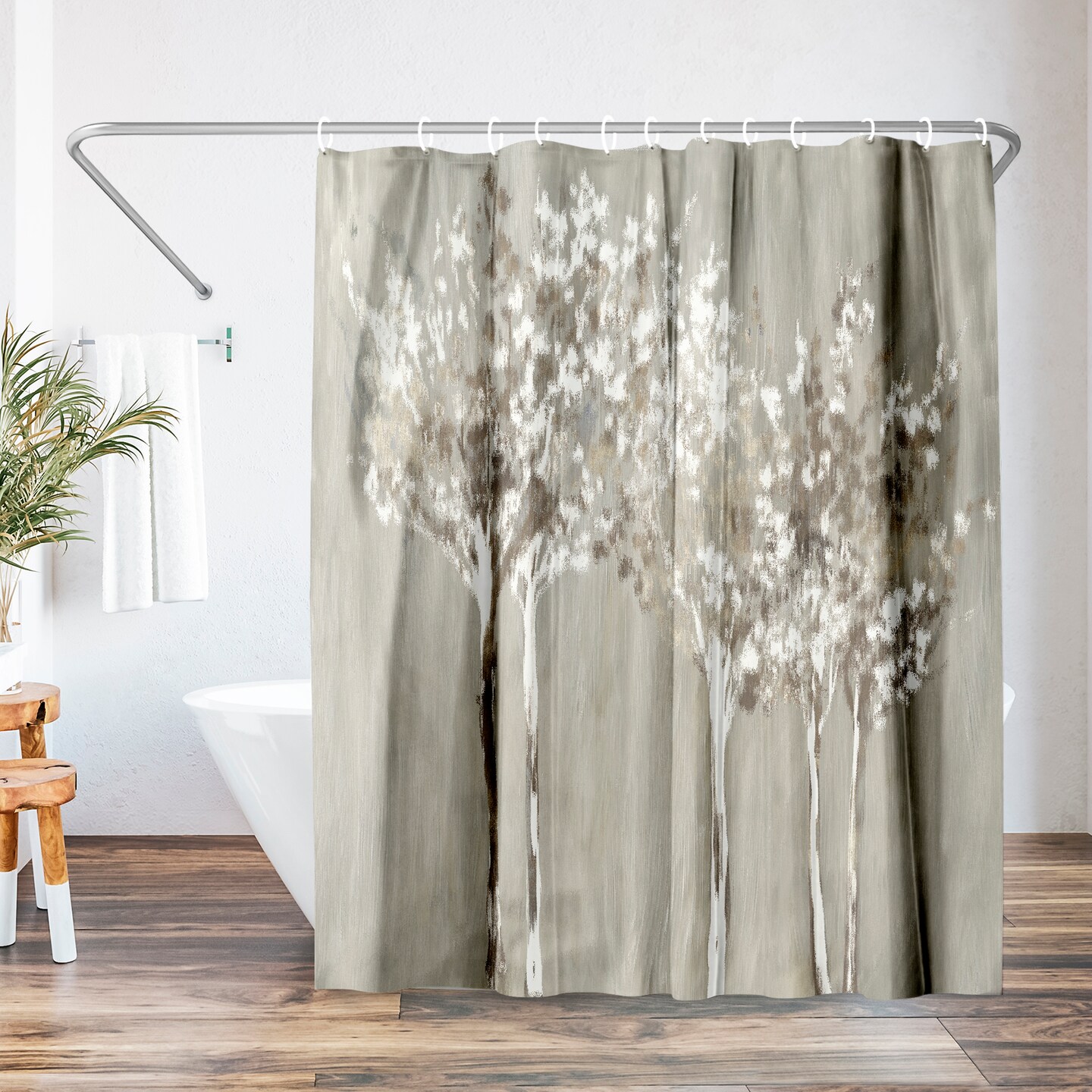 Americanflat 71&#x22; x 74&#x22; Shower Curtain, Dusky by PI Creative Art