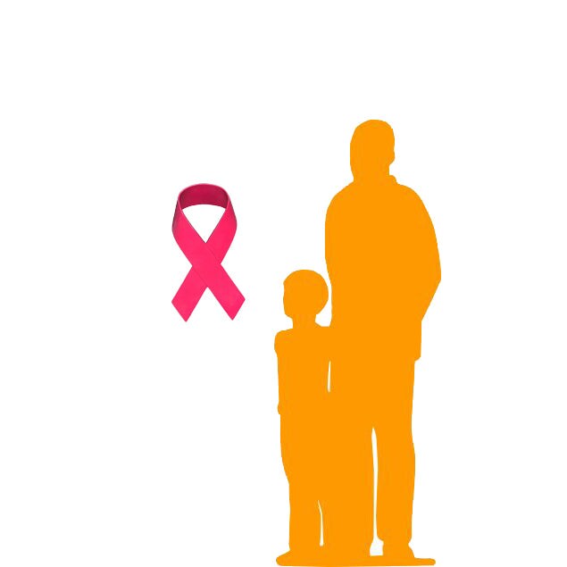 Pink Cancer Ribbon Display Wall Decor
