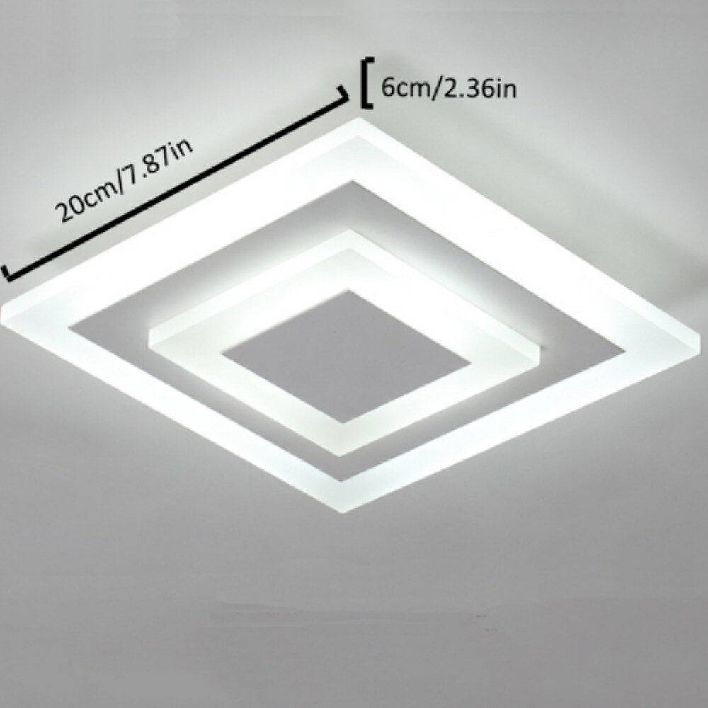 Kitcheniva Modern Square Flush Mount Light Fixture