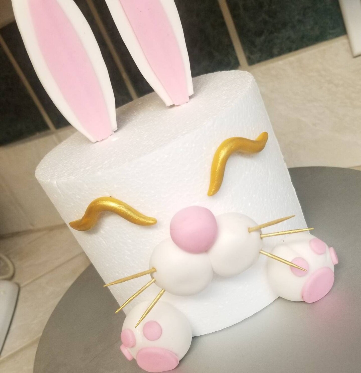 Fondant Bunny Rabbit Cake Topper Set product 5
