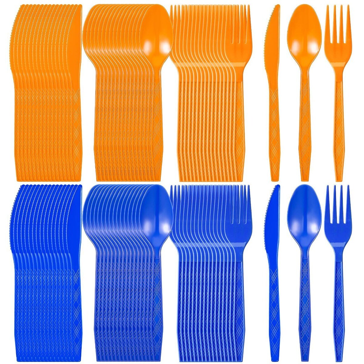 High-Quality Disposable Plastic Cutlery 150 pcs