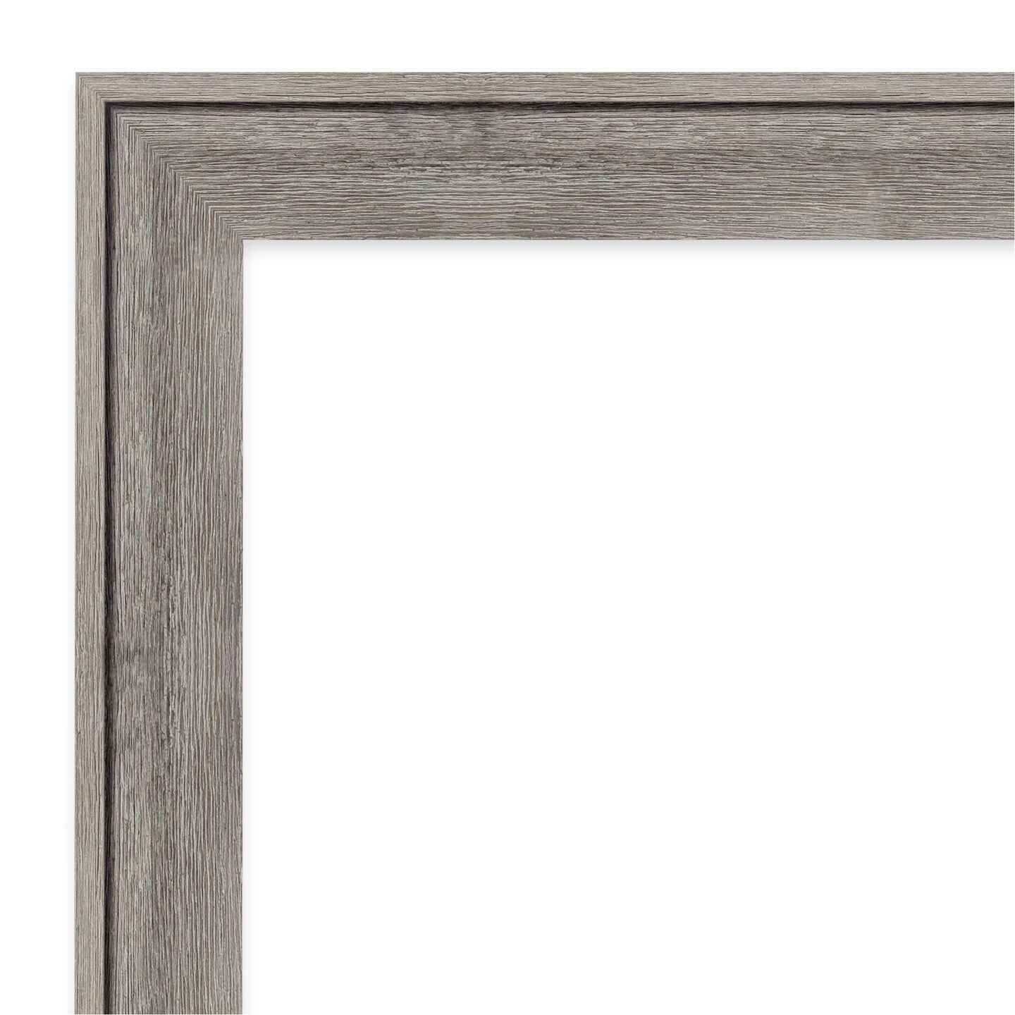 Regis Barnwood Grey Wood Framed Magnetic Board