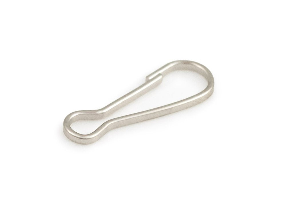 Lanyard Hook Clasp 3/4&#x22; Silver Color (10-Pcs)