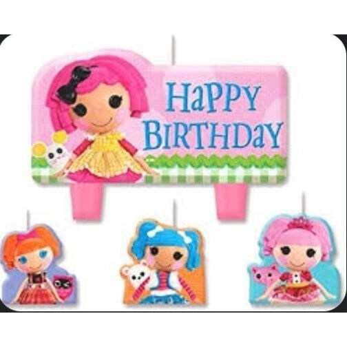 Designware Lalaloopsy 4 Piece Molded Candle Set