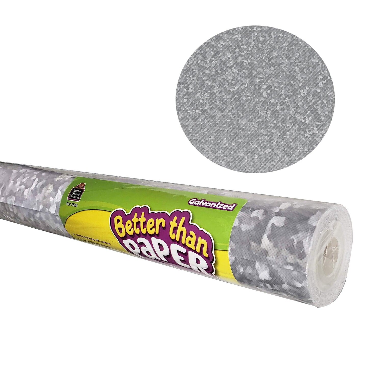 Better Than Paper&#xAE; Bulletin Board Roll, 4&#x27; x 12&#x27;, Galvanized Metal, 4 Rolls