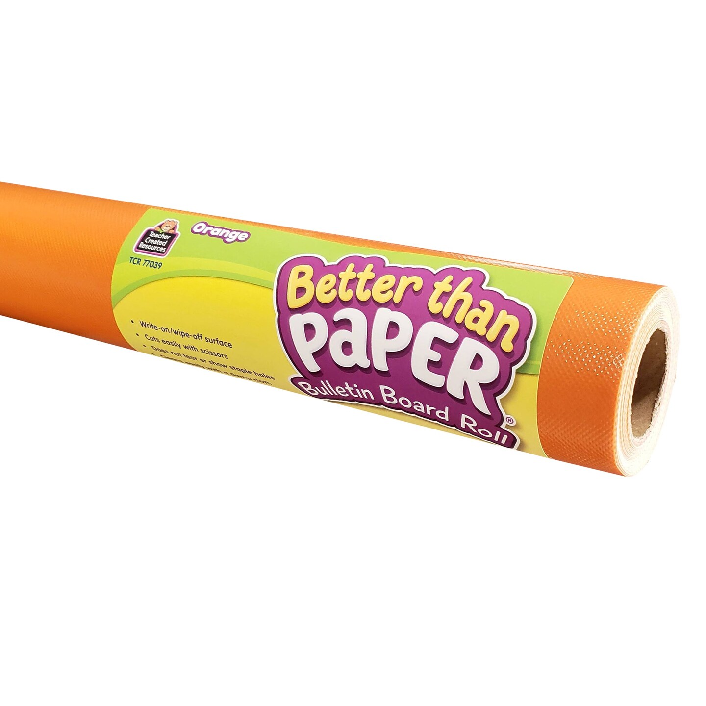 Better Than Paper&#xAE; Bulletin Board Roll, 4&#x27; x 12&#x27;, Orange, Pack of 4