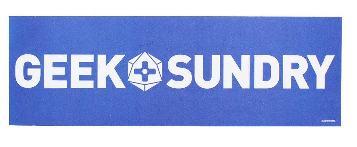 Geek &#x26; Sundry Bumper Sticker