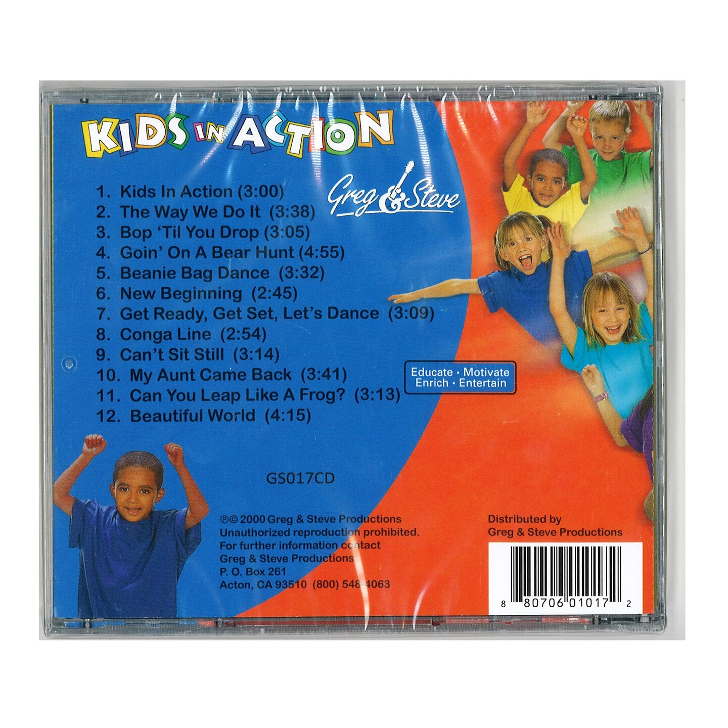 Greg &#x26; Steve: Kids in Action CD