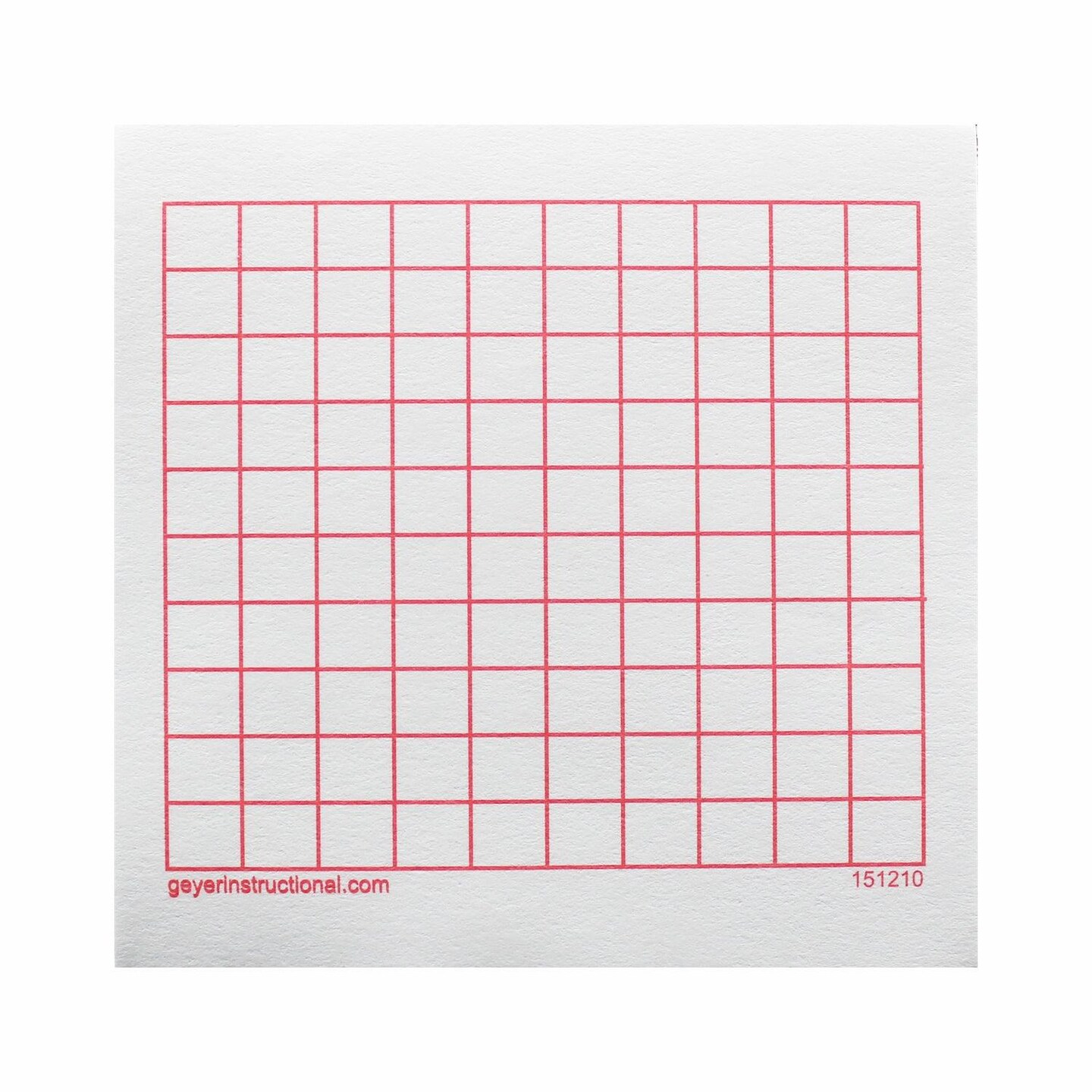 Graphing 3M Post-it&#xAE; Notes,10 x 10 Grid, 4 Pads