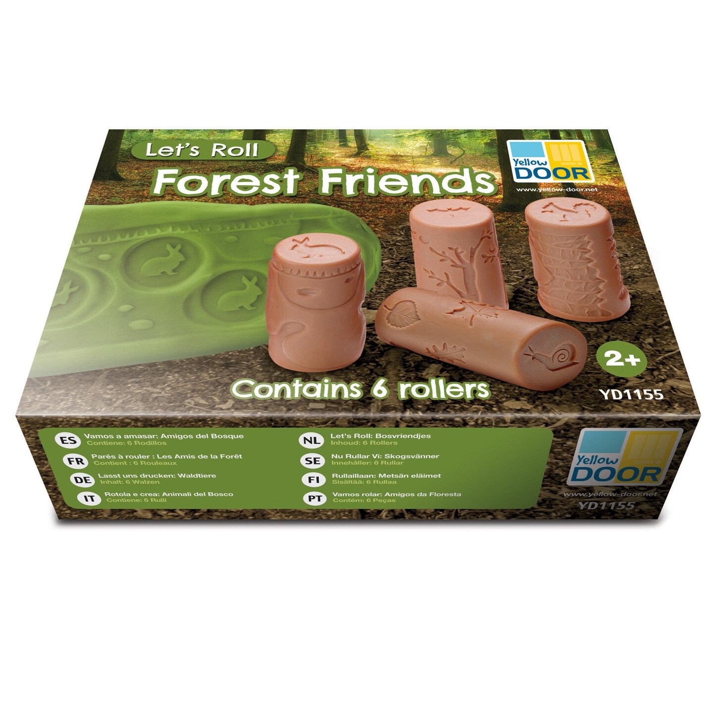 Let&#x27;s Roll, Forest Friends Rollers, Set of 6