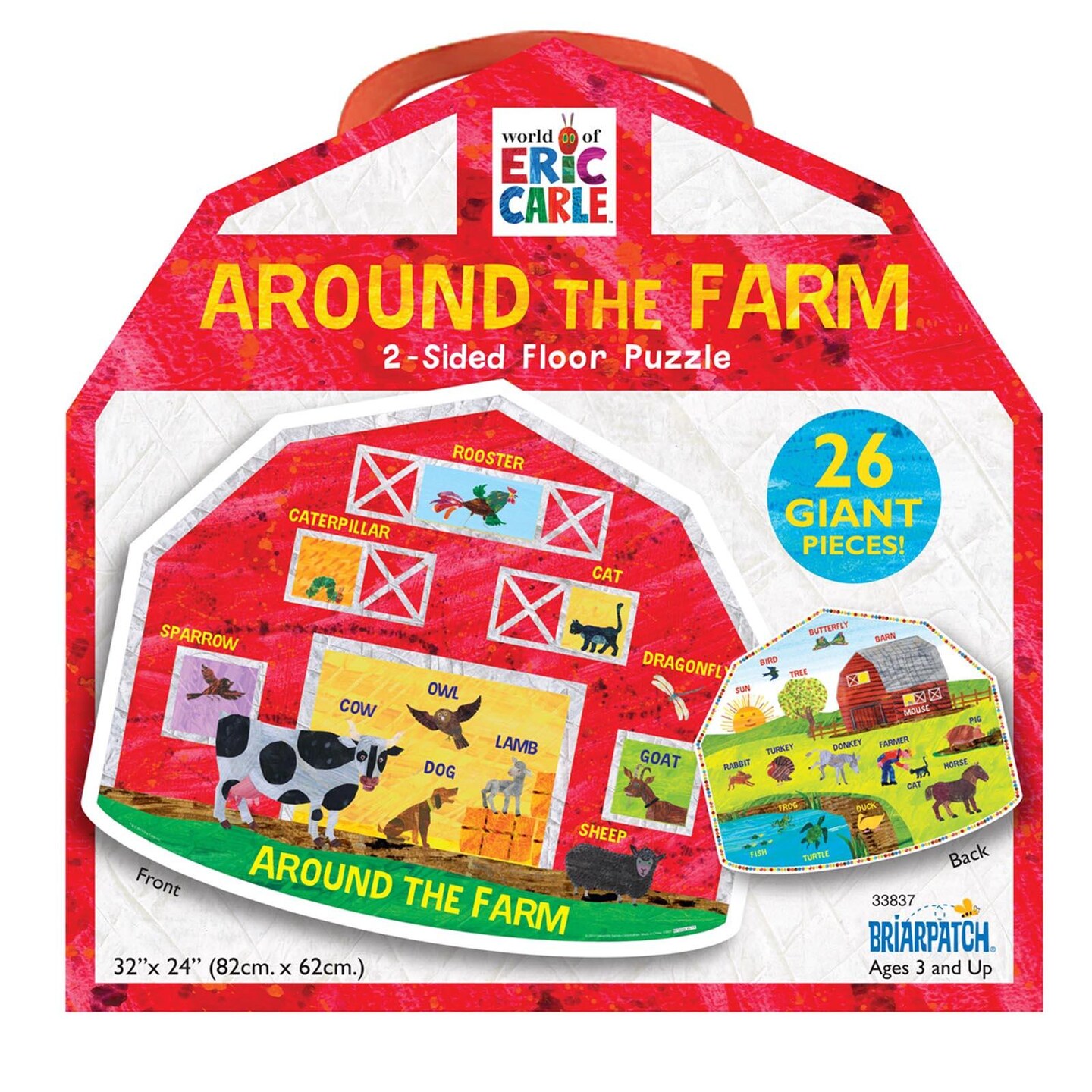 The World of Eric Carle&#x2122; Around the Farm 2-Sided Floor Puzzle
