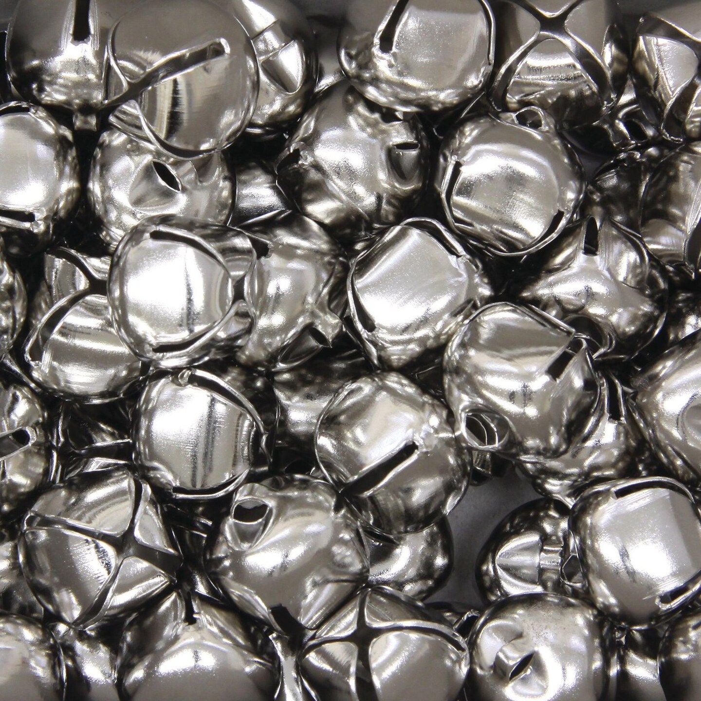 Jingle Bells, Silver, 5/8&#x22;, 72 Per Pack, 3 Packs