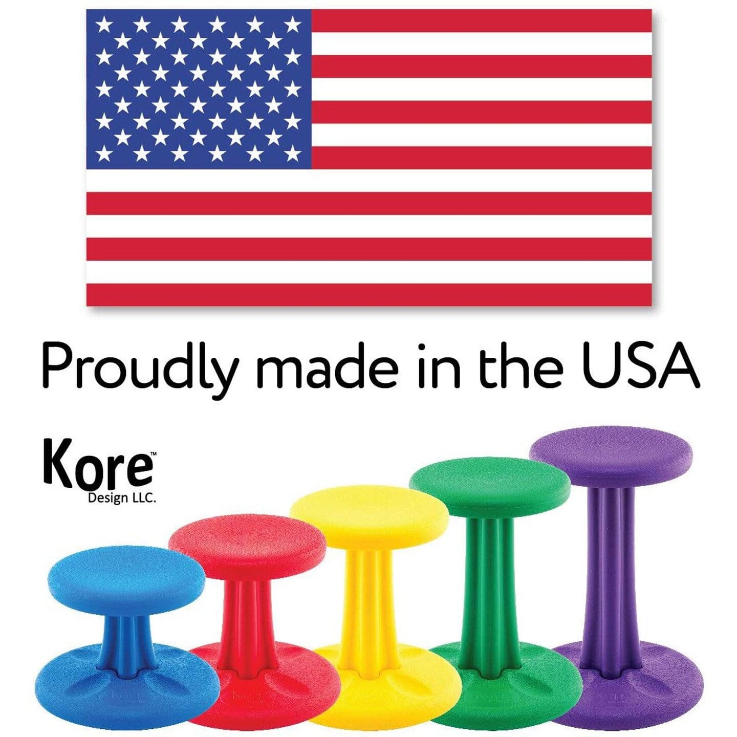 Pre-School Wobble Chair 12&#x22; Green
