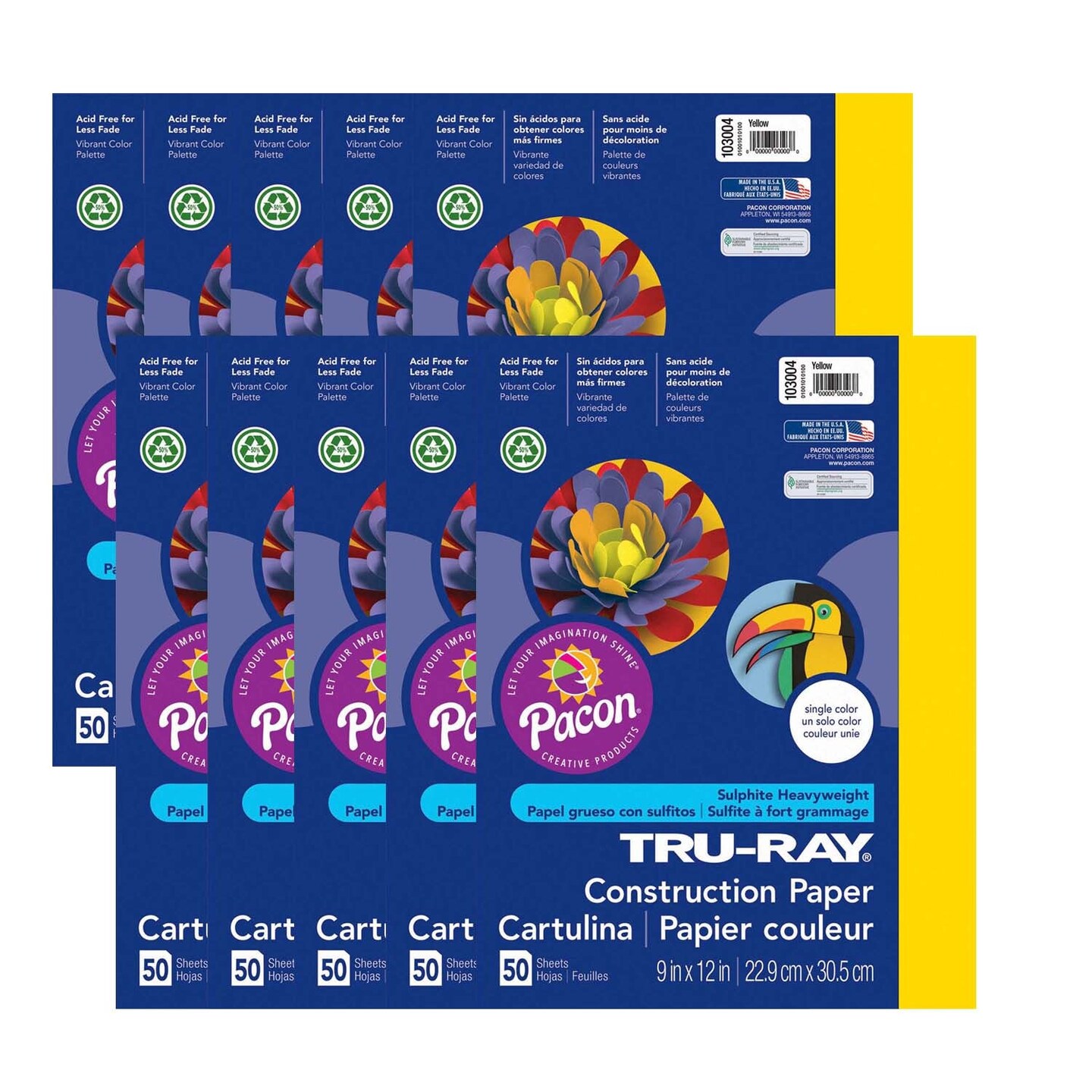 thumbnail image 2 of Prestige A3 Bright Yellow Paper – 100gsm, Pack Of 50 Sheets, For Inkjet/Laser Printers & Crafts 2 of 6