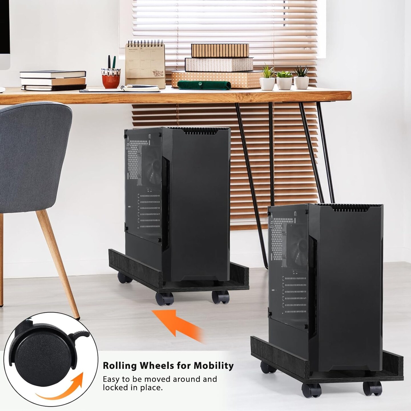 2pcs Computer Tower Stand