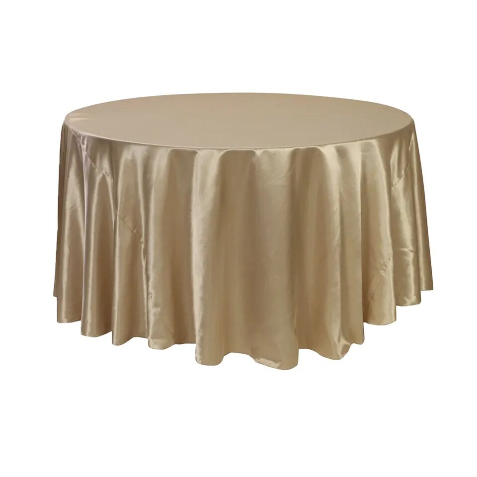 Round Satin Tablecloths