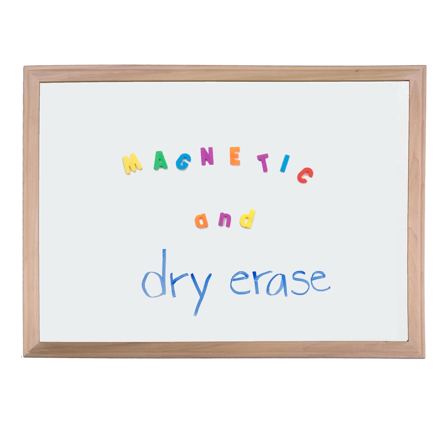 Wood Framed Magnetic Dry Erase Board, 18&#x22; x 24&#x22;