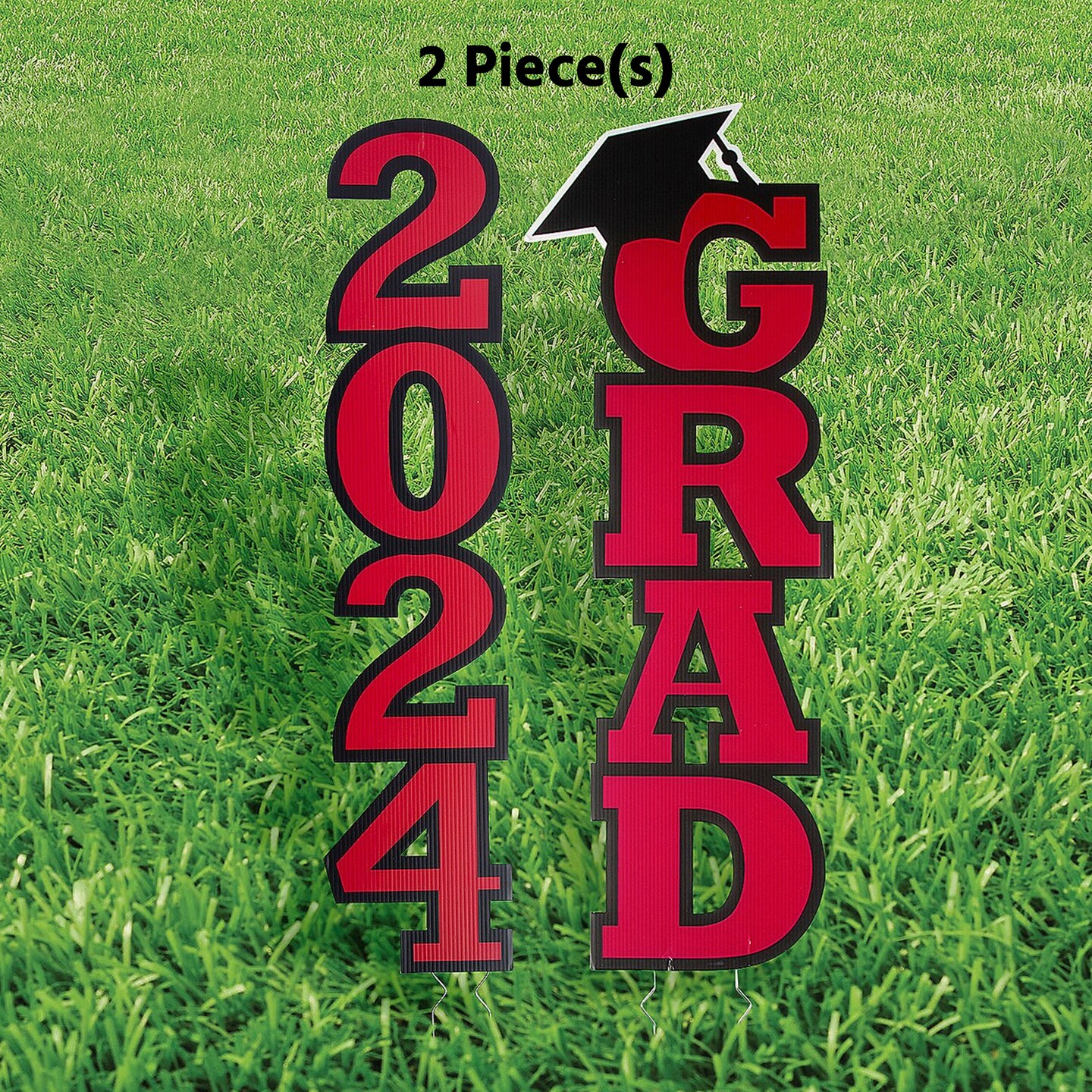 Class of 2024 Yard Stake Kit 2 Pc