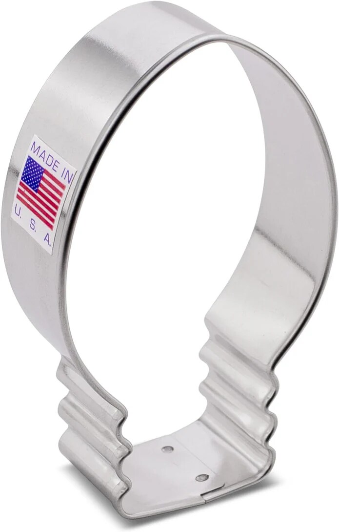 Ann Clark Christmas Lights and Light Bulb Cookie Cutter, 3.25&#x22;