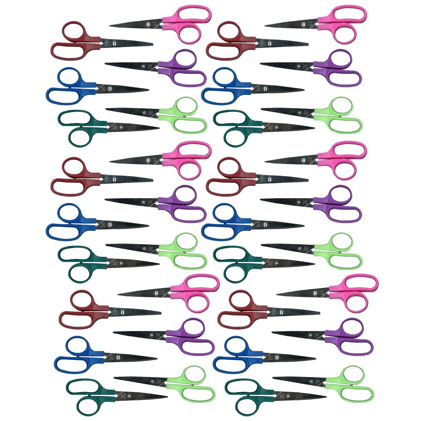 Children&#x27;s 5&#x22; Scissors, Pointed Tip, Assorted Colors, Pack of 36